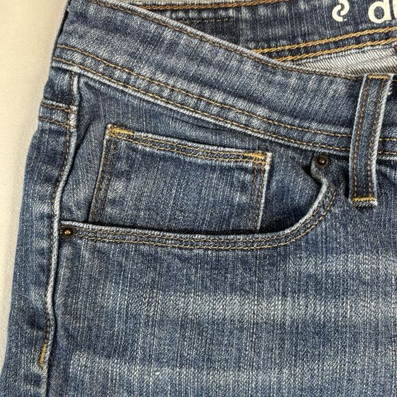 Denizen from Levis  Capri Blue Jeans Rear Button Flap Pockets - Picture 2 of 13